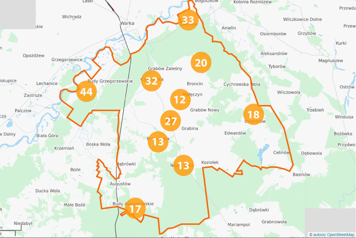 Wycena działek - grabów nad Pilicą Grabów nad Pilicą - rzeczoznawca majątkowy